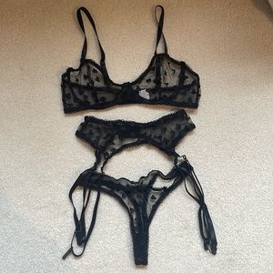 Three piece lingerie